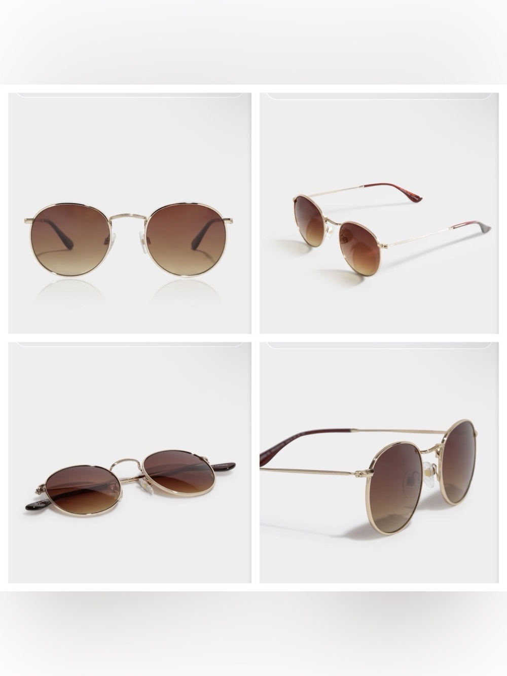 Carolina Lemke Berlin Round Gradient Lens Sunglasses